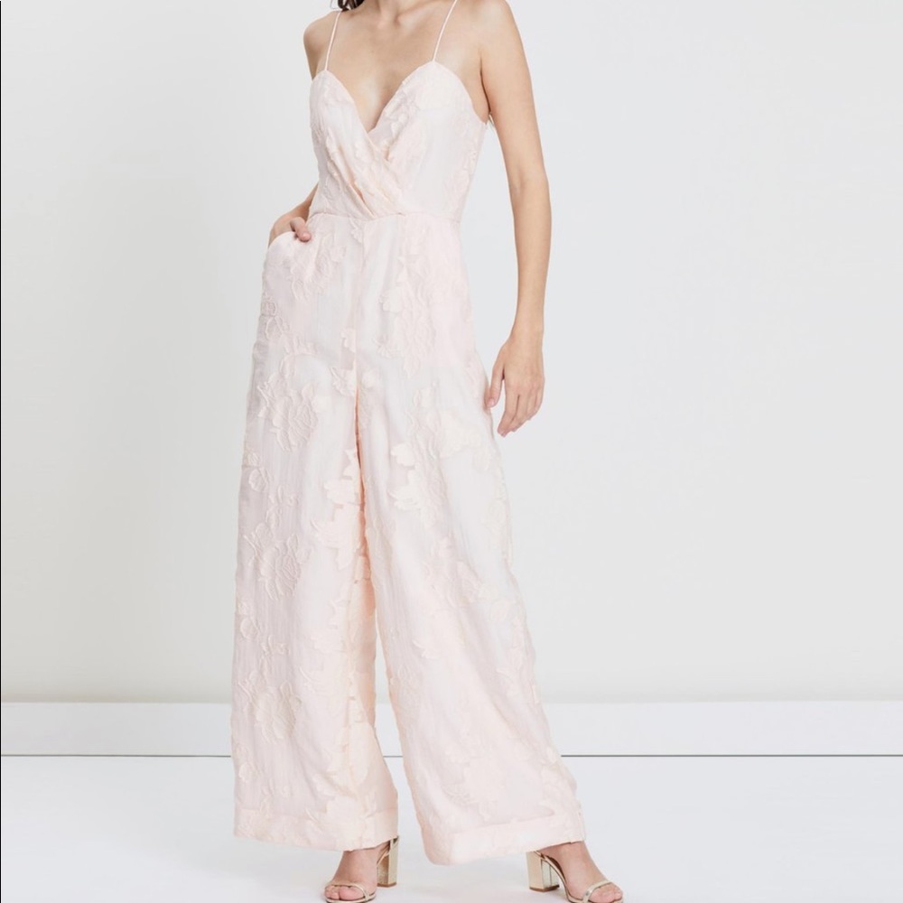 Keepsake Offset Light Pink Jumpsuit